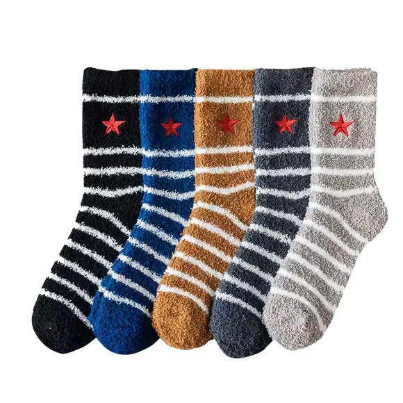 Custom Fuzzy Socks in Bulk – Soft, Cozy & Logo Ready – Flagpin Custom Socks